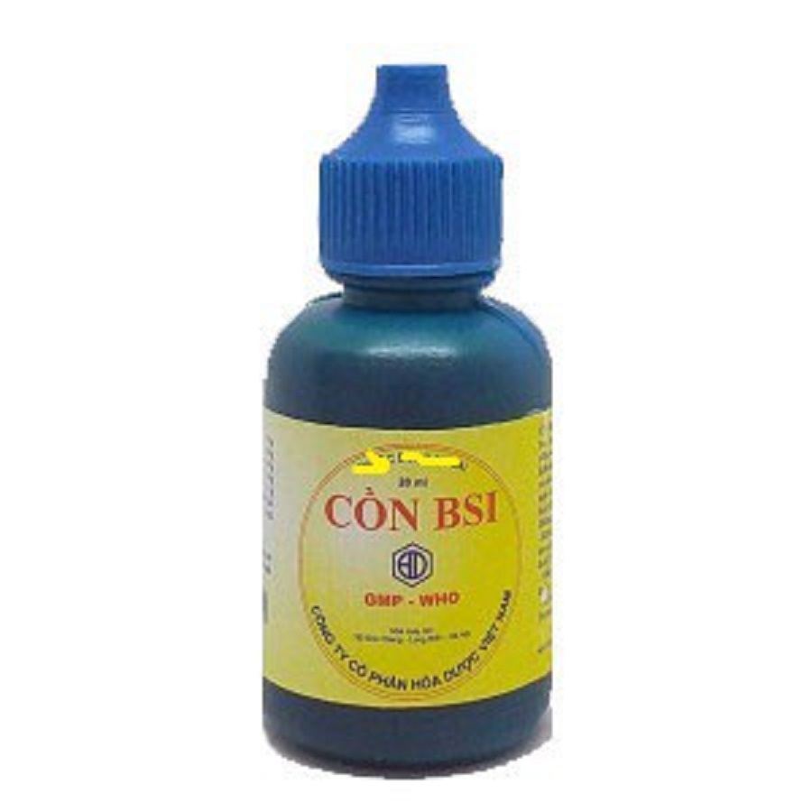 Cồn bsi bôi ngoài da 20ml