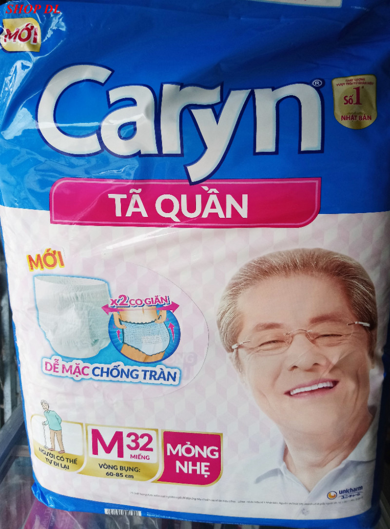 Combo 3 gói tã quần mỏng nhẹ Caryn M32