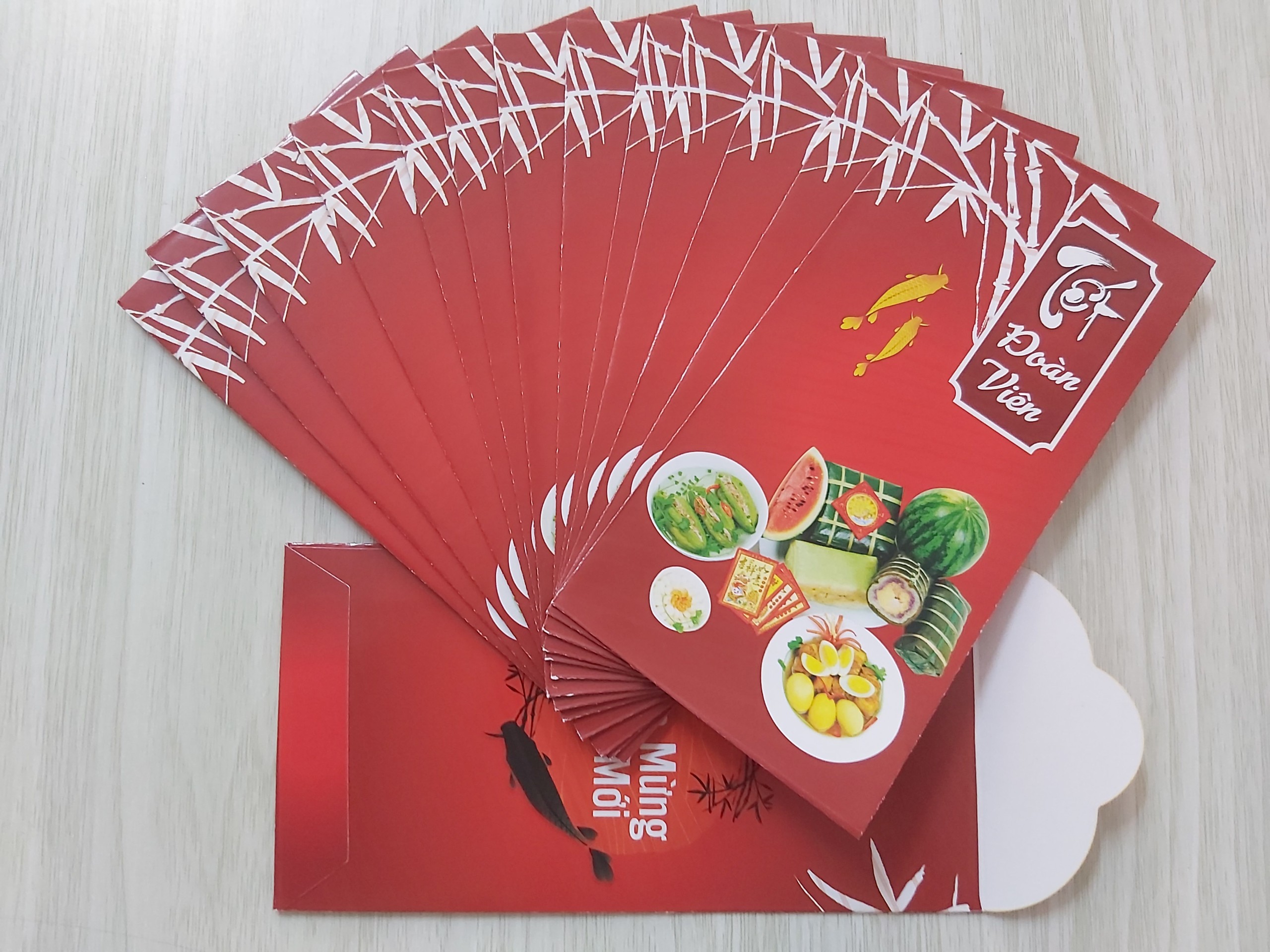 Bao lì xì tết 2023, để vừa tờ tiền thẳng