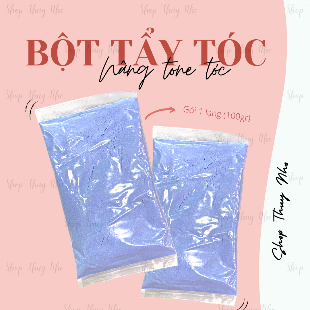 Bột tẩy tóc 1 lạng giúp nâng tone tóc, màu tóc dụng cụ làm tóc salon chuyên nghiệp