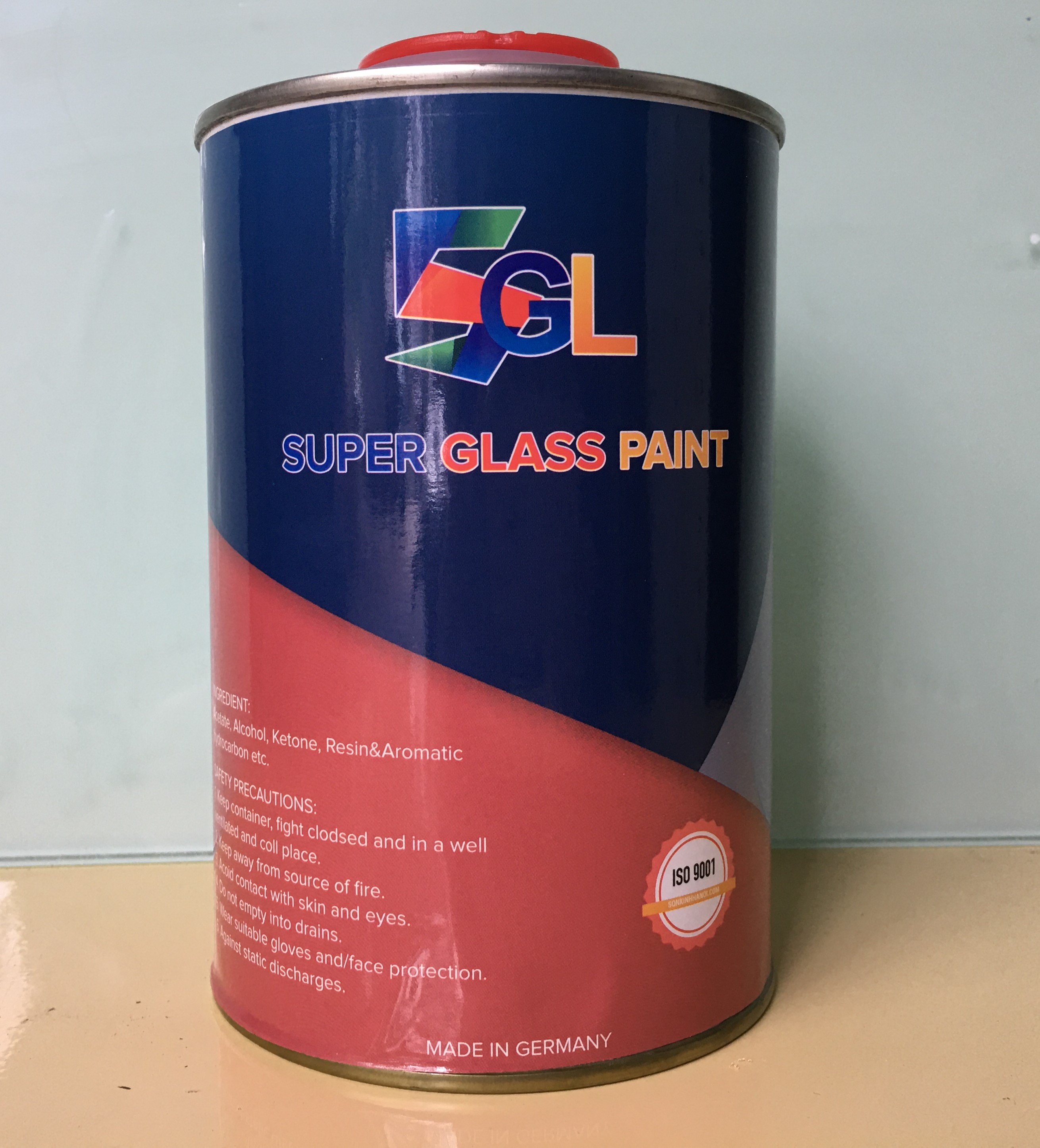 Đông cứng cho sơn kính, đóng rắn cho sơn trên kính màu đóng lon 1kg
