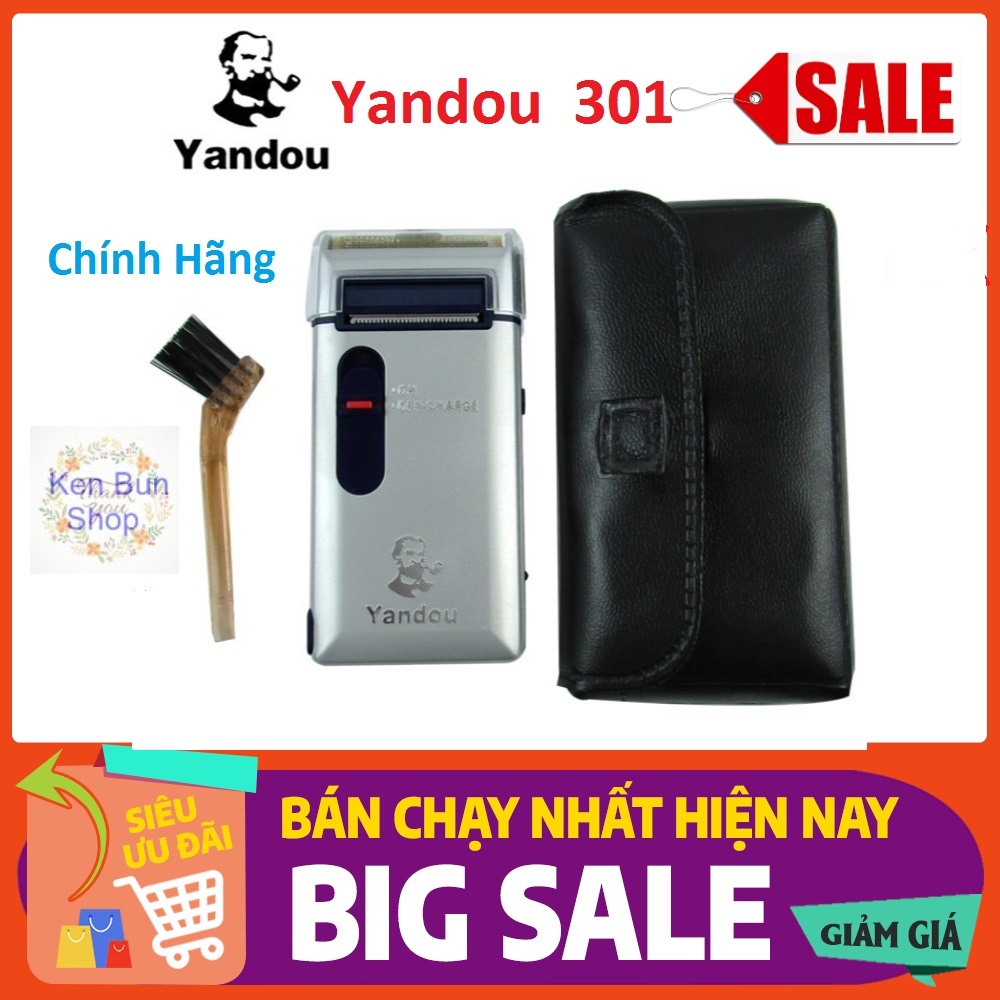 Máy cạo râu Yandou SC-W301U tặng kèm bao da cao cấp