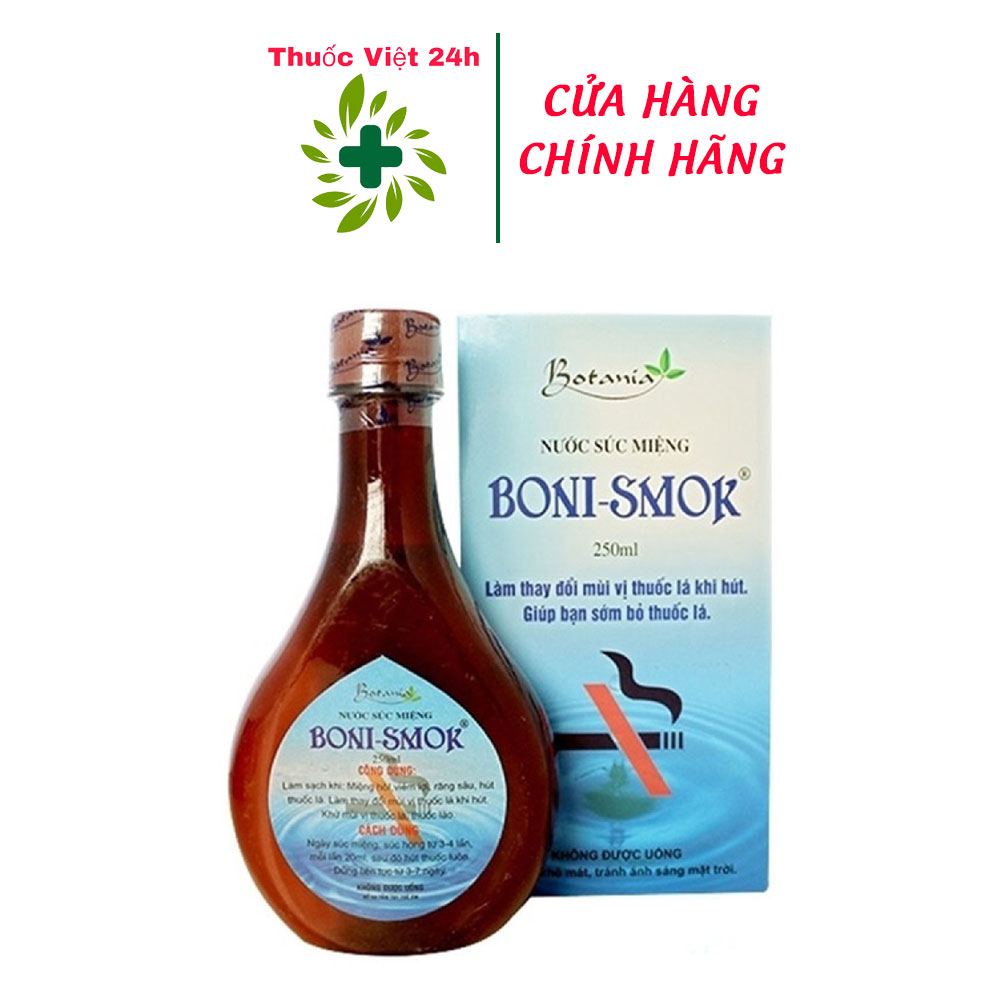 Nước Súc Miệng Boni-Smok khử mùi hôi miệng - 250ml - ThuocViet24h