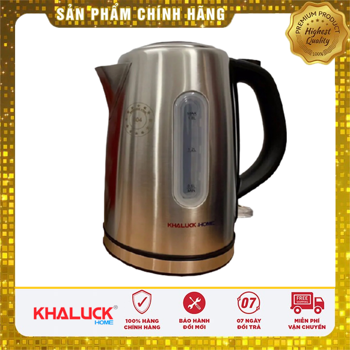 Ấm đun siêu tốc khaluck inox 304 kl-6809_ kl6808