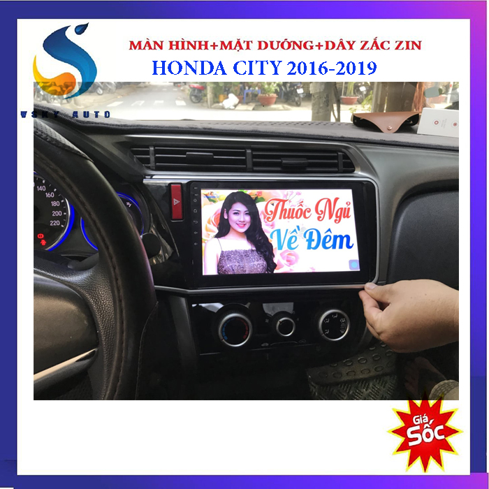 [HỖ TRỢ LẮP ĐẶT] Màn hình DVD OLED cho xe HONDA CITY 2016-2019 RAM 2G ROM 32G, màn hình cảm ứng kết nối wifi, thiết kế sang trọng, Giá Rẻ Vô Địch - giá màn hình dvd ô tô city, phụ kiện xe oto honda city
