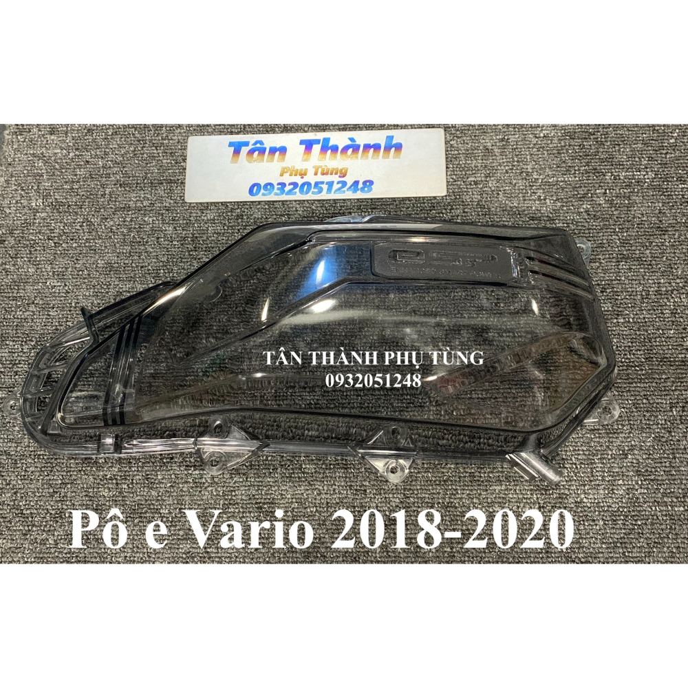 Pô e Vario 2018-2020 trong suốt màu đen khói (ESP)
