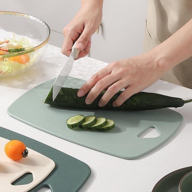 Set 3 thớt nhựa kháng khuẩn, Combo thớt 3 màu, 3 kích thước khác nhau Litchee Shop