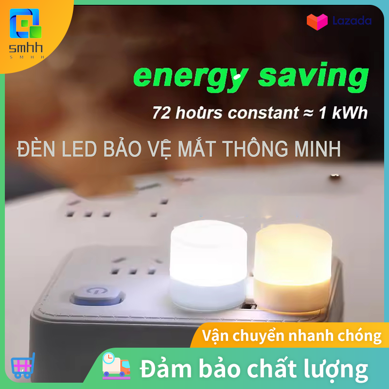 Đèn cắm usb đèn sách nhỏ usb sạc điện di động máy tính đèn đọc sách bảo vệ mắt led đèn tròn nhỏ đèn ngủ oua819