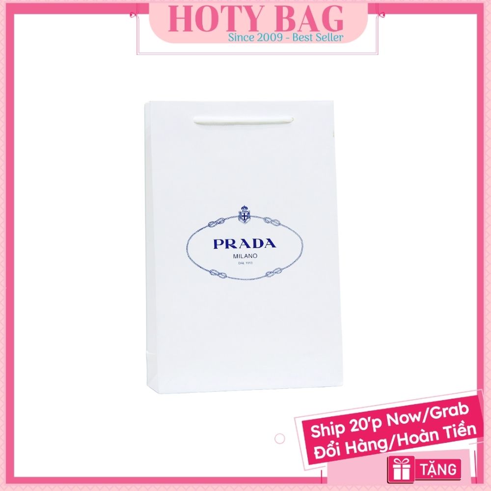 Túi giấy prada size nhỏ 19cm , túi giấy các hãng thương hiệu, túi giấy quà tặng đựng nước hoa