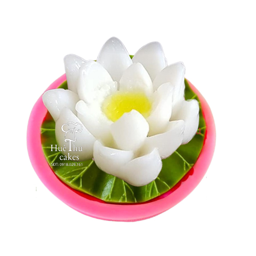 Khuôn silicon Hoa Sen 5.5x3cm đổ tạo hình cho bánh rau câu 3D, 4D