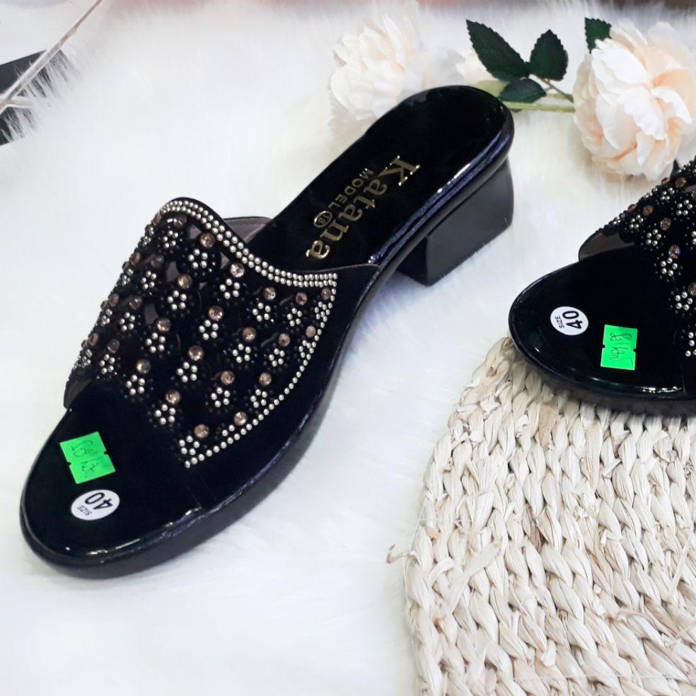 dép trung niên đính đá 4p