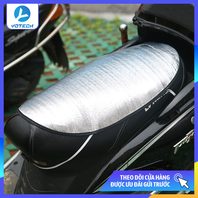 Combo 2 đệm xe chống nóng, chống mưa, cực tiện dụng, miếng lót xe máy chắn nắng, combo 2 bạt che xe máy chống nắng, dễ dàng gấp gọn tiện dụng