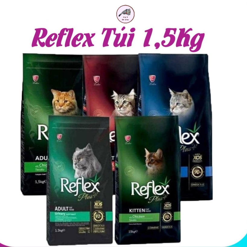 Thức ăn hạt khô Reflex Plus cho mèo các loại 1,5kg