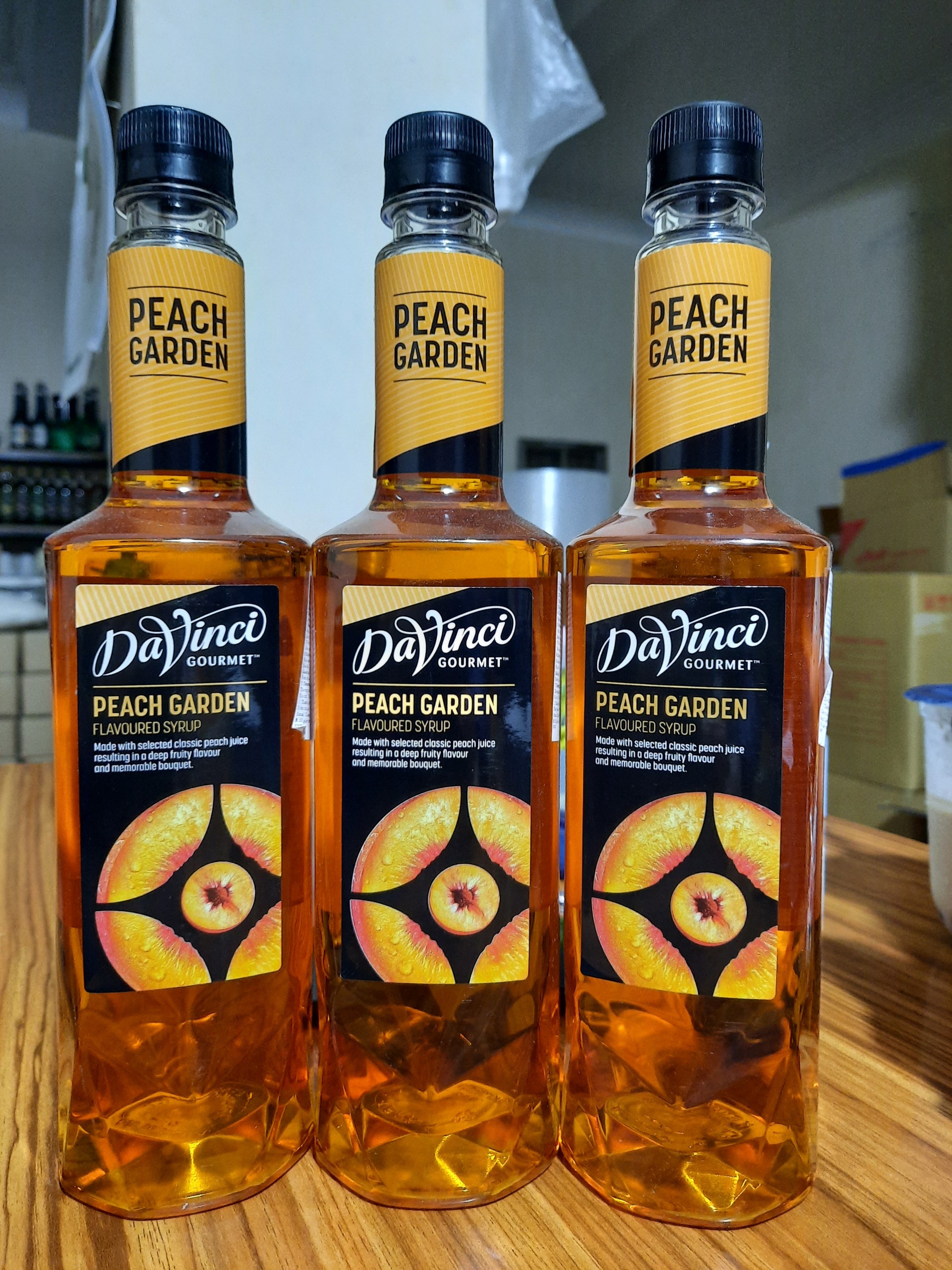 Siro Đào Davinci chai 750ml