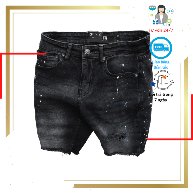 Quần short jeans nam, Quần short nam jeans chất denim cao cấp thoáng mát năng động dễ phối đồ