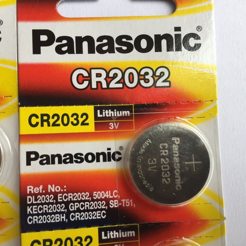 Vỉ 5 viên pin cúc Panasonic CR2032