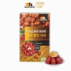 Táo đỏ khô Smile Nuts loại thượng hạng hộp 500g - Táo đỏ trái to xốp, vỏ mỏng, thịt dày thơm ngon, cung cấp nguồn năng lượng dồi dào, giúp điều hòa cholesterol, bảo vệ tim mạch