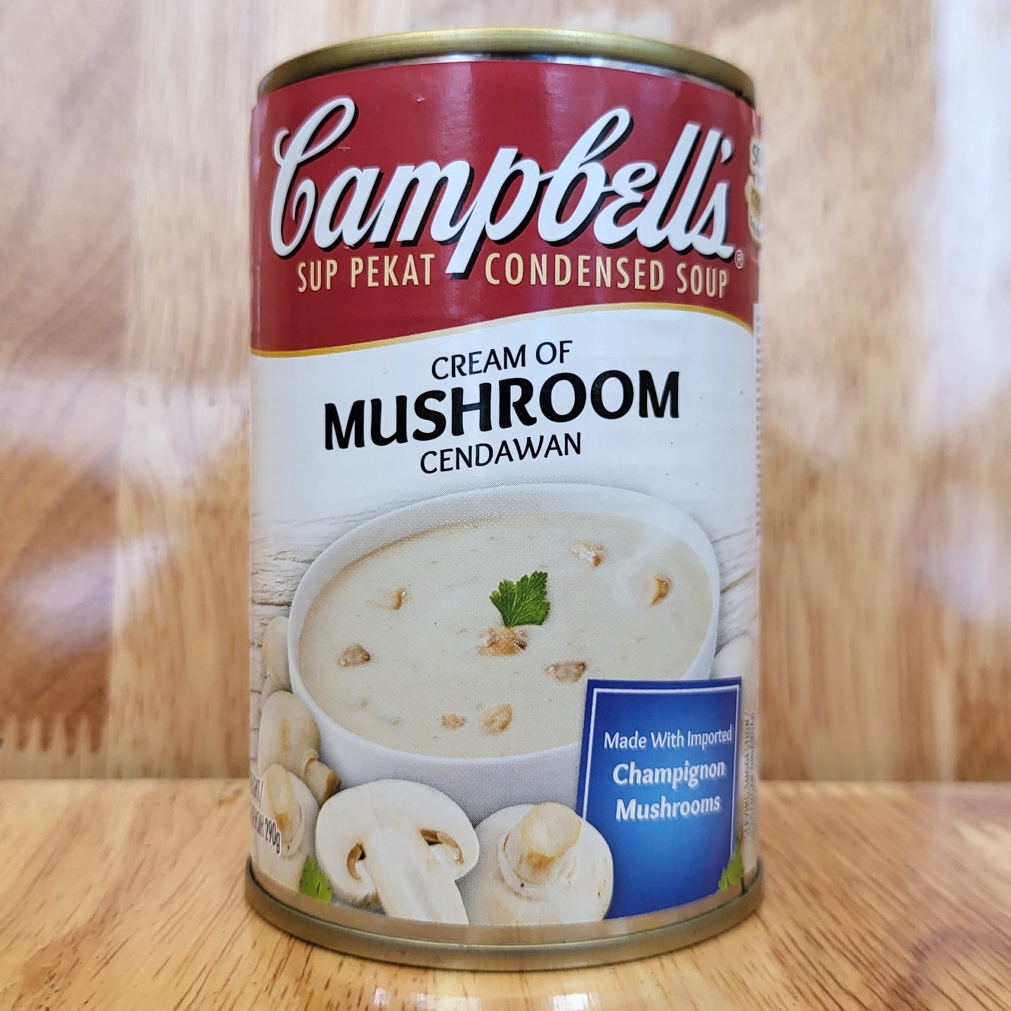 CAMPBELL’S [Lon NẤM 290g] SÚP KEM NẤM [MALAYSIA] Condensed Soup Cream Of Mushroom (HALAL)