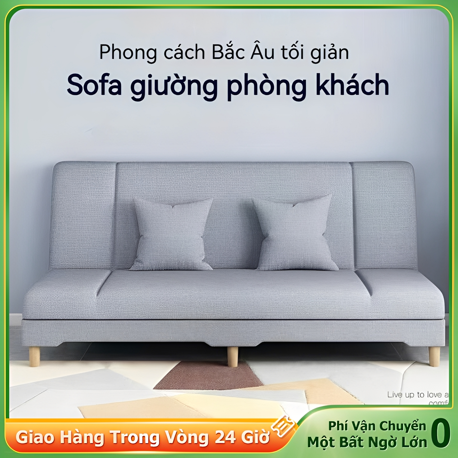 NES Sofa Bed, Ghế Sofa Giường thông minh Giá Rẻ- Ghế Bật Thành Giường Đa Năng