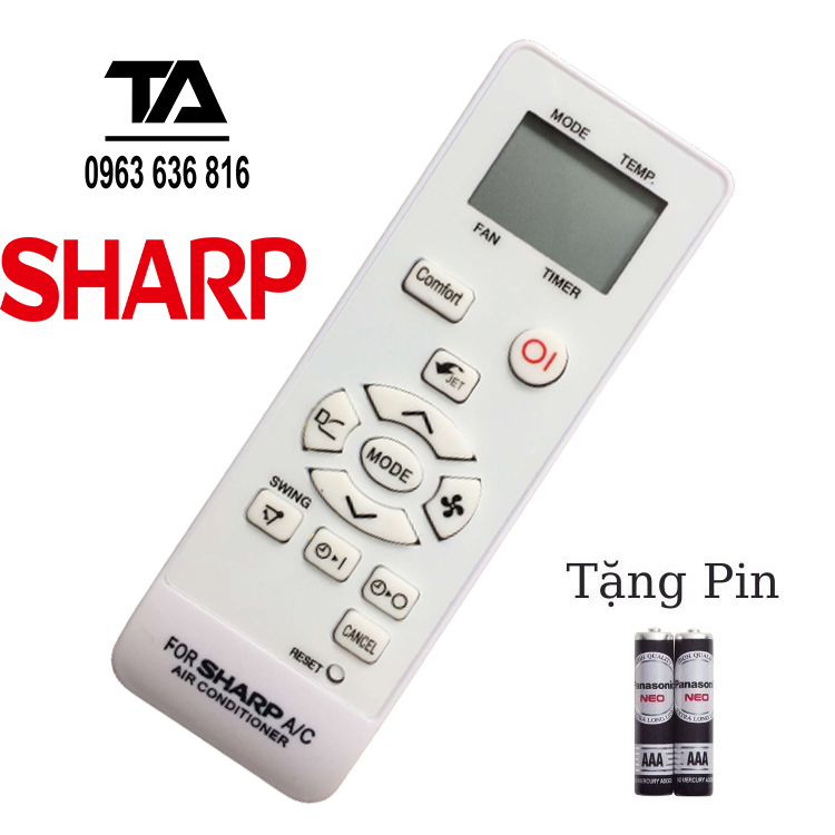 Remote máy lạnh sharp crmc-a907jbez