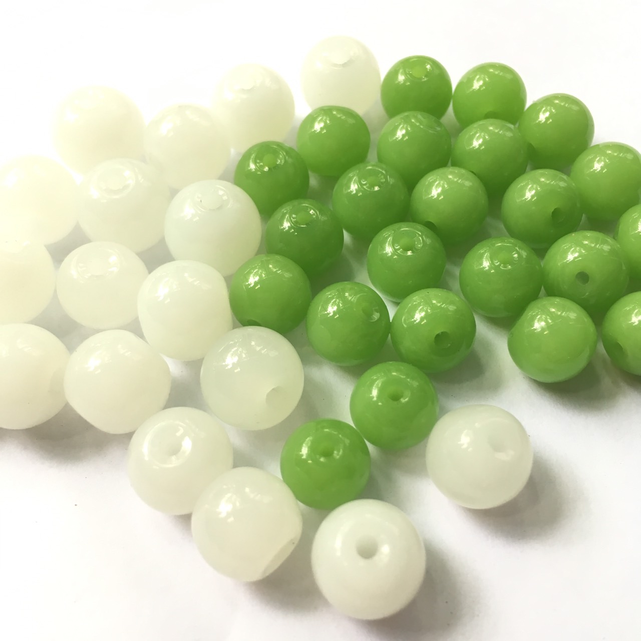Hạt đá màu trơn size 8-10mm