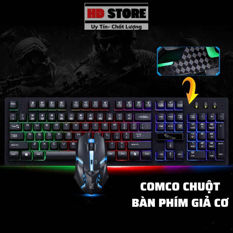 Combo chuột và bàn phím SHIPADOO chuyên game giá rẻ ( Bảo hành 3 tháng )