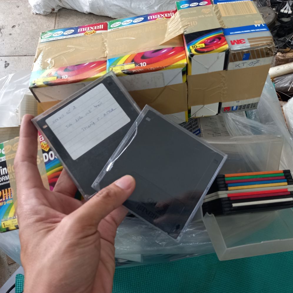 Combo 5 Đĩa mềm ổ A có hộp và ko hộp, ko thử bán trưng bày. 589nhattao