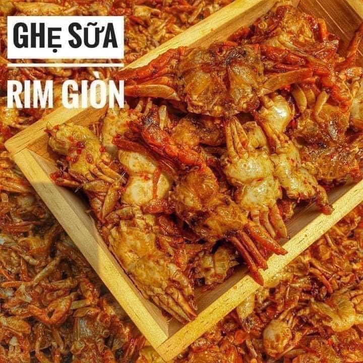 1 KG- Ghẹ sữa rim giòn tỏi ớt loại ngon