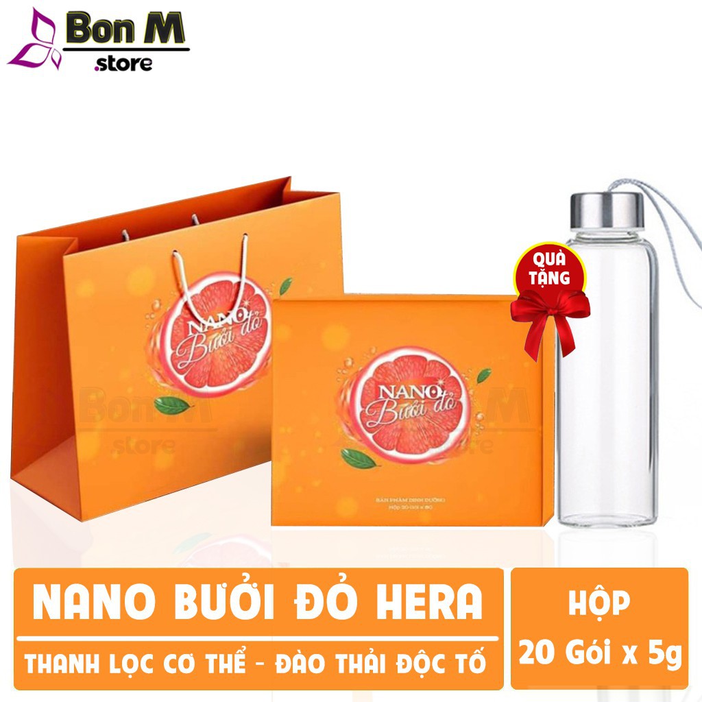 Nano Bưởi Đỏ Hera ⚡FREESHIP⚡ Hỗ Trợ Giảm Cân, Làm Đẹp Da, Giảm Mỡ Bụng, Thanh Lọc Cơ Thể, Nâng Cao Sức Đề Kháng