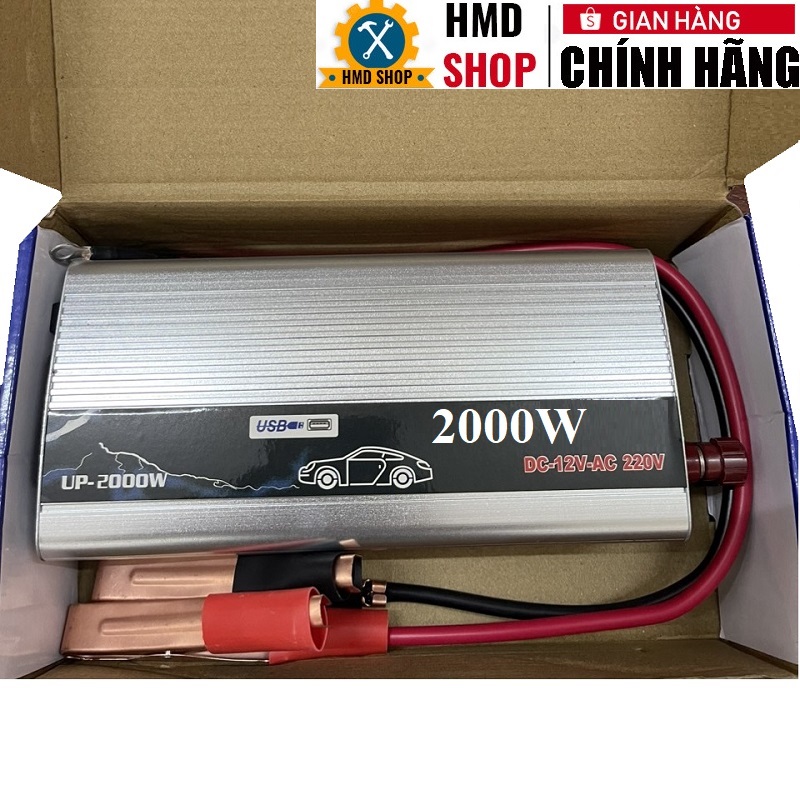 Bộ kích điện inverter 12V lên 220V CÔNG SUẤT 2000W
