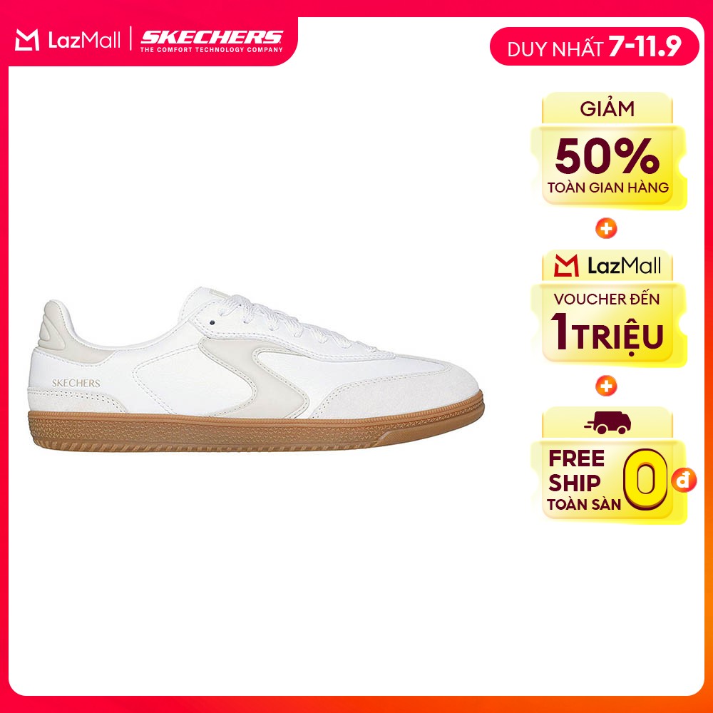 [ĐỘC QUYỀN ONLINE] Giày Thể Thao Nữ Skechers Court Classics Hotshot Kickoff - 185232-WNT Air-Cooled Memory Foam Online Sale