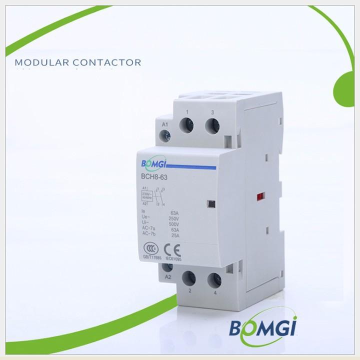 Bộ khởi động từ công tắc tơ 63A/2P/220V BOMGI BCH8-63