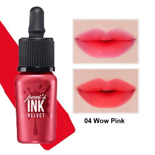 Son kem lì ink wow pink hồng tươi 04