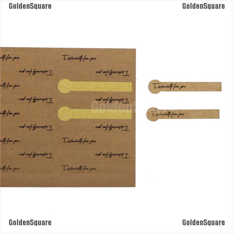 Set 360, 180 hoặc 70 sticker niêm phong, in chữ "I specially for you", chất liệu giấy Kraft trang trí thiệp, sổ tay, planer, đóng gói hàng. Tiện lợi, xinh xắn, mực không nhòe nước KAS - KPOP ALL STARS