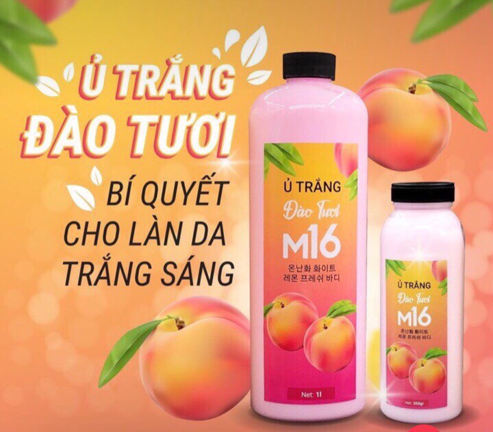 KEM Ủ BODY Ủ TRẮNG ĐÀO TƯƠI M16  𝐍𝐇𝐀̂́𝐓 Đ𝐈̣𝐍𝐇 𝐁𝐀̣𝐍 𝐏𝐇𝐀̉𝐈 𝐓𝐇𝐔̛̉ 𝐁𝐎𝐃𝐘 Ủ TRẮNG đào TƯƠI 1 LẦN thoa tới đâu kem thấm tới đó