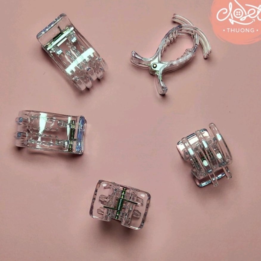 Kẹp tóc càng cua , cặp tóc càng cua đen nhám hàn quốc bền , đẹp