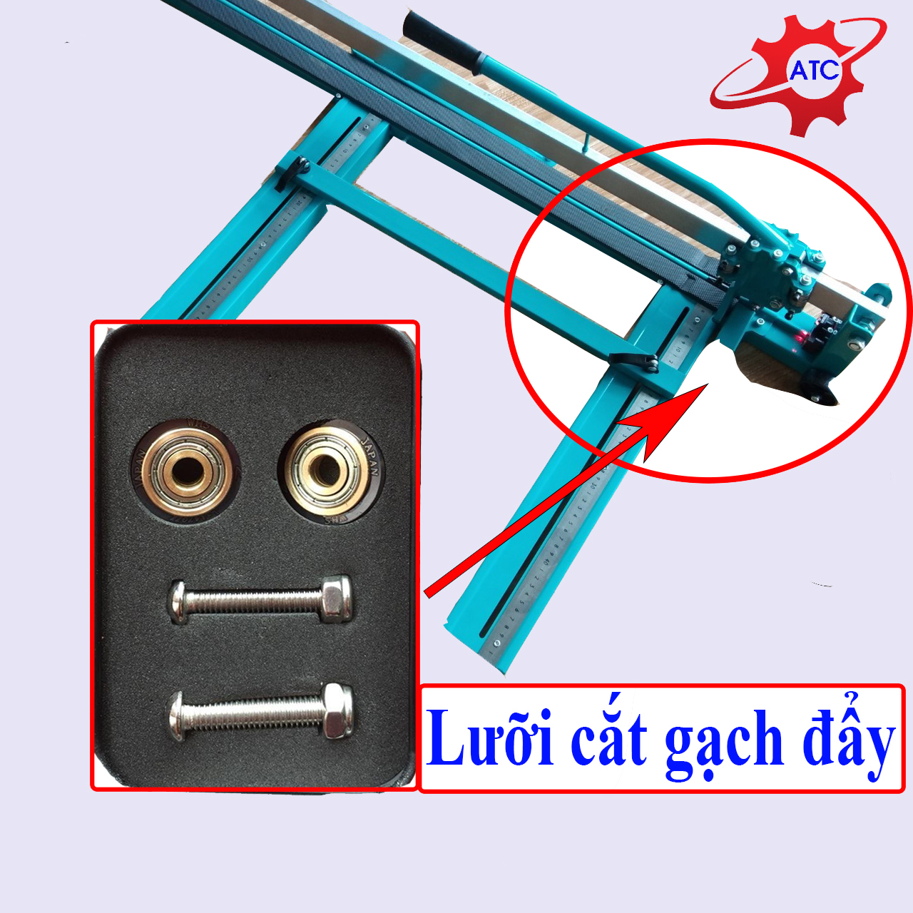 Lưỡi cắt gạch đẩy bàn thương hiệu Nhật - Lưỡi cắt gạch men đa năng