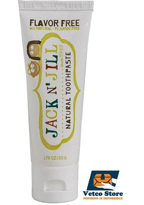 Kem đánh răng em bé Jack N' Jill - Flavor free (nuốt được) của Úc.