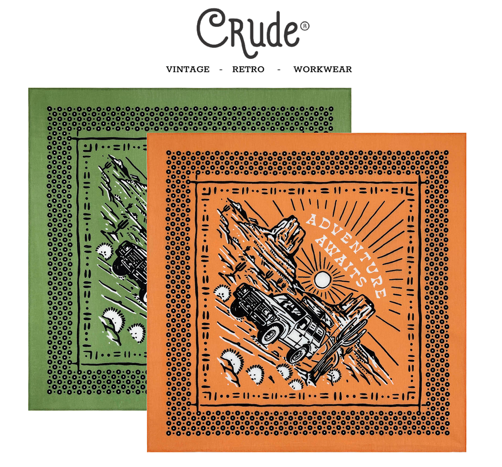 Khăn vuông Bandana adventure awaits 55x55cm