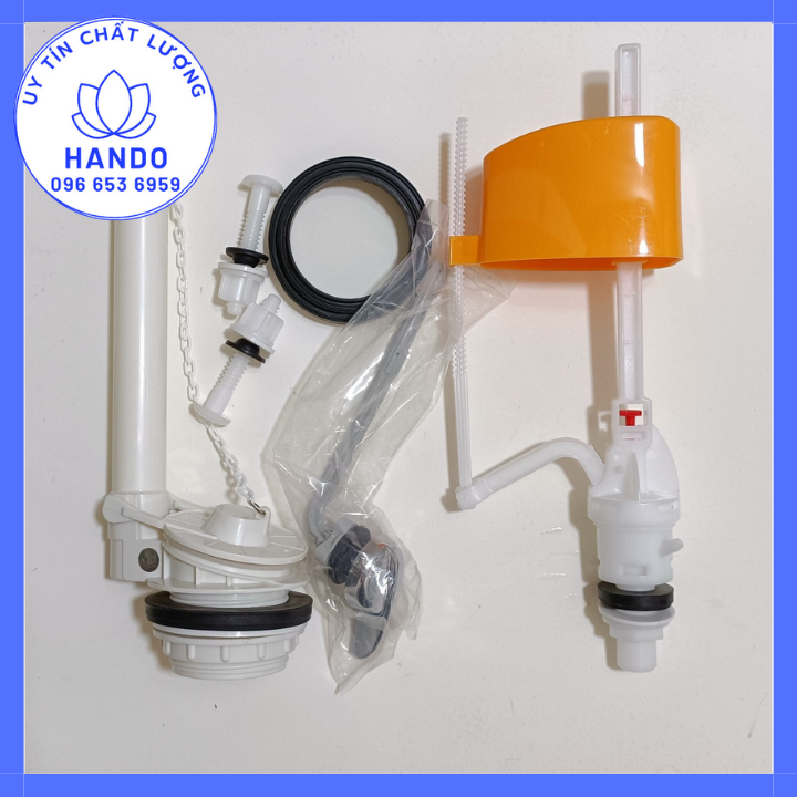 Bộ xả bồn cầu tay gạt Hùng Anh cao cấp. Bộ xả nước cho bồn cầu