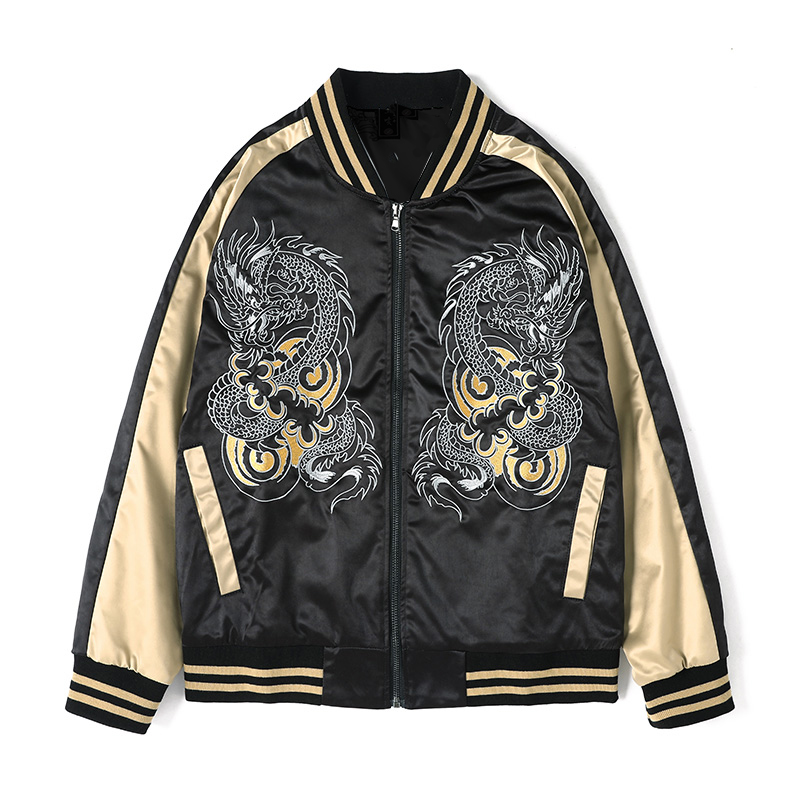 Áo Khoác Bomber Nữ Khóa Kéo In Hình Con Rồng Kiểu Dáng Hàn Quốc Thanh Lịch Thời Trang SMARTLY GIRL AO KHOAC NAM 9000030V2