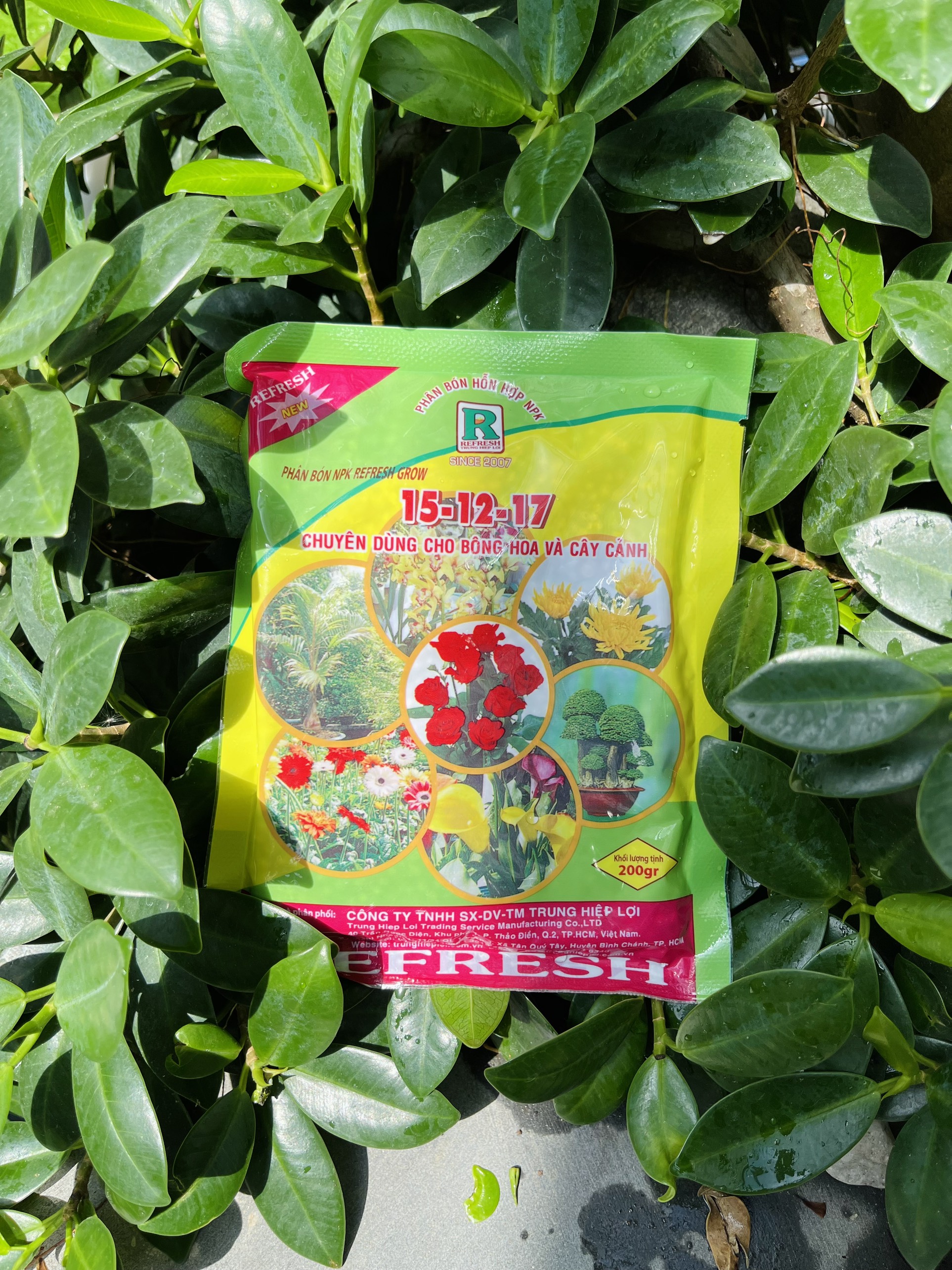 Phân npk refresh grow 15-12-17 gói 200gr/dụng cụ hỗ trợ làm vườn