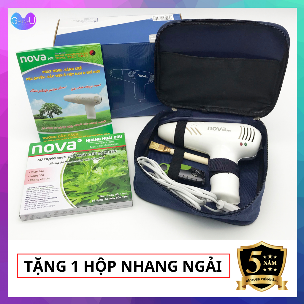 Máy Cứu Ngải Nova - Máy Xông Cứu Ngải HẢI PHÒNG MẪU MỚI 2020 Cải Tiến BUỒNG TĂNG ÁP - TẶNG KÈM GÓI NHANG NGẢI CỨU, Hỗ Trợ Giảm ĐAU LƯNG, XƯƠNG KHỚP, Máy Xông Ngải Cứu Chính Hãng