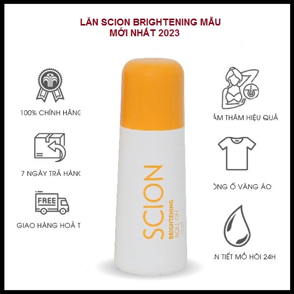 Lăn khử mùi scion brightening roll on 75 ml