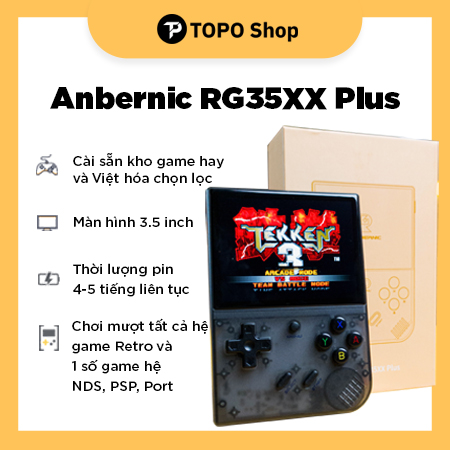 Anbernic RG35XX Plus - Cài sẵn hệ điều hành Batocera và kho game hay chọn lọc