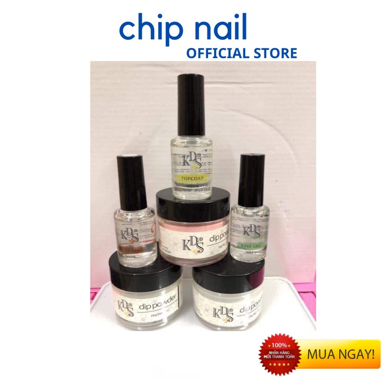 Bột nhúng kds (base ɡel, activitor, top) [sẵn hàng]