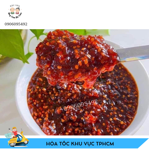 Tương ót riêm bình định - tương ớt nhà làm - nước chấm ngon - ông tám bà tám - hỏa tốc tp. hồ chí minh