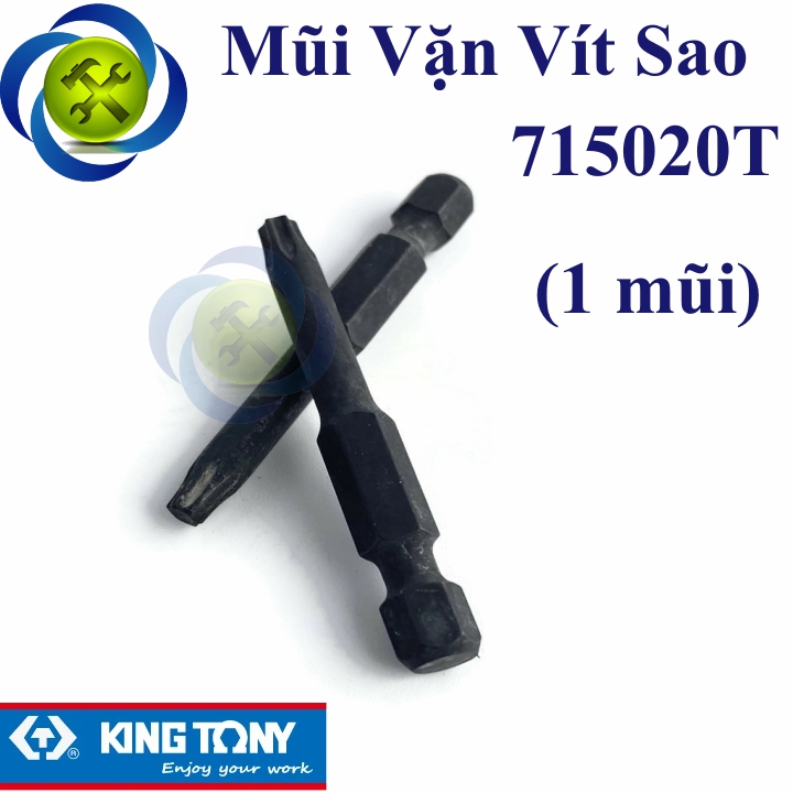 Mũi vặn vít sao 20t kingtony 715020t loại không lỗ