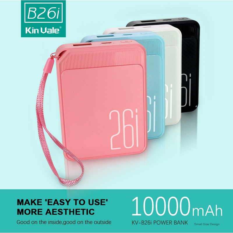 [HCM]Sạc Dự Phòng Kin Vale Pin 10.000Mah KV-B26i
