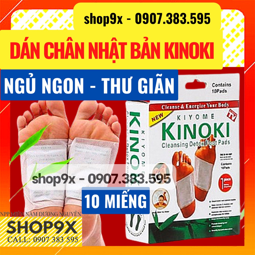 Miếng Dán Chân Thải Độc Nhật Bản Kinoki Detox Foot Patch